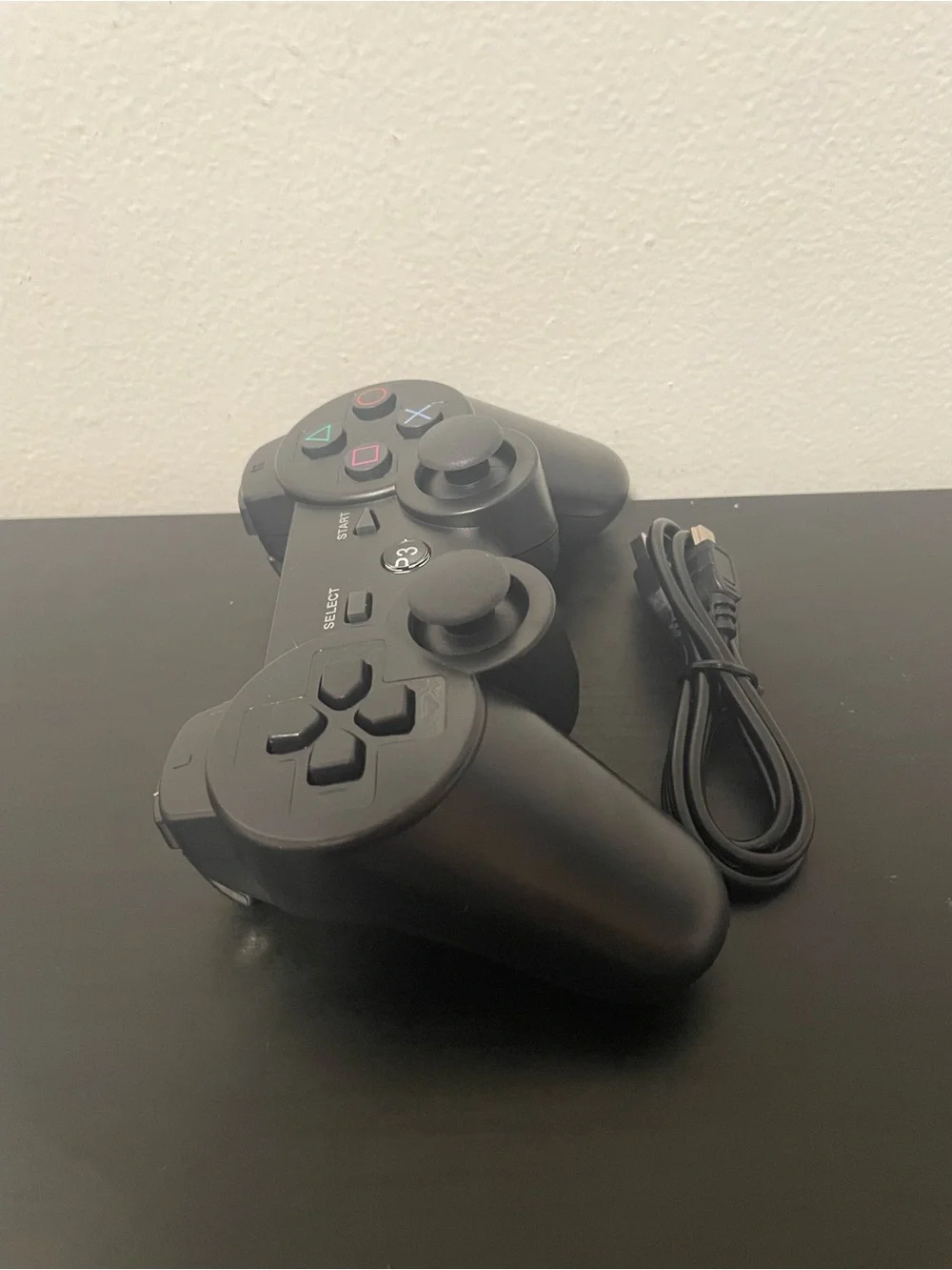 PS3 Wireless Controller NEW Black PlayStation 3 PC Mini USB Rechargeable